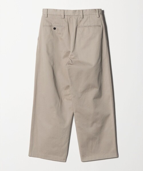 BEAUTY＆YOUTH UNITED ARROWS チノパン ダルカラー 2プリーツ ワイド