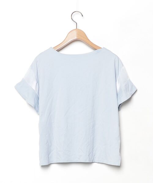 「12Twelve Agenda」 半袖カットソー M サックスブルー レディース_画像2
