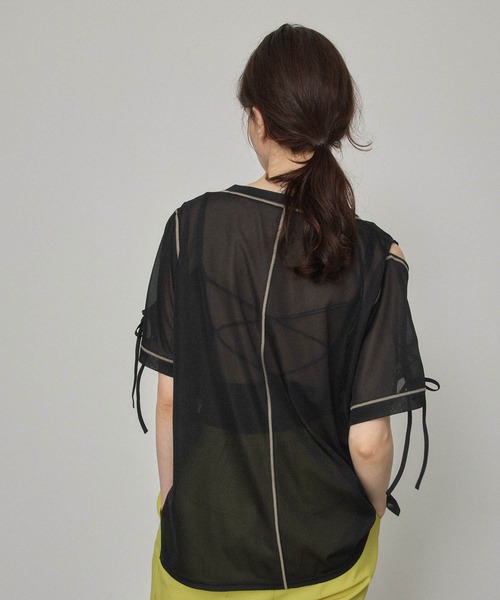 「PUBLIC TOKYO」 半袖カットソー FREE ホワイト レディース_画像5