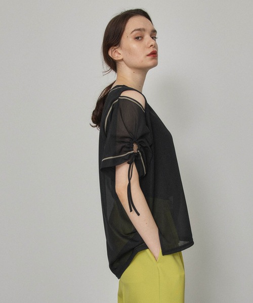 「PUBLIC TOKYO」 半袖カットソー FREE ホワイト レディース_画像8