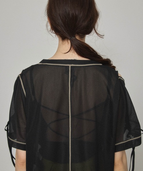 「PUBLIC TOKYO」 半袖カットソー FREE ホワイト レディース_画像9