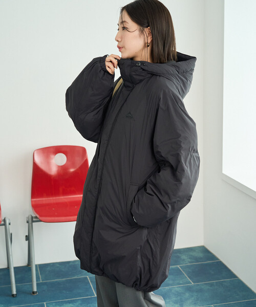 ダウンコート ダウンジャケット 限定展開 KELTY × FREAK'S STORE/ケルティ 別注 サーモライト 中綿 ラグラン ミドル コート レ | FREAK'S STORE