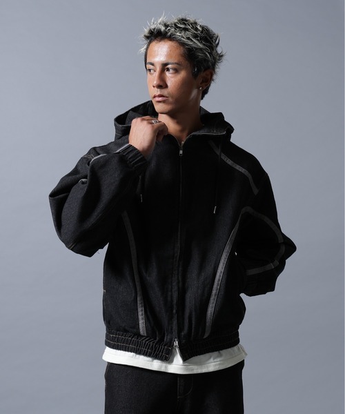 新品　DankeSchon/ ダンケシェーン／テーラードジャケット　ブラック　M DANKE SCHON（ダンケシェーン） デニムジャケット gジャン