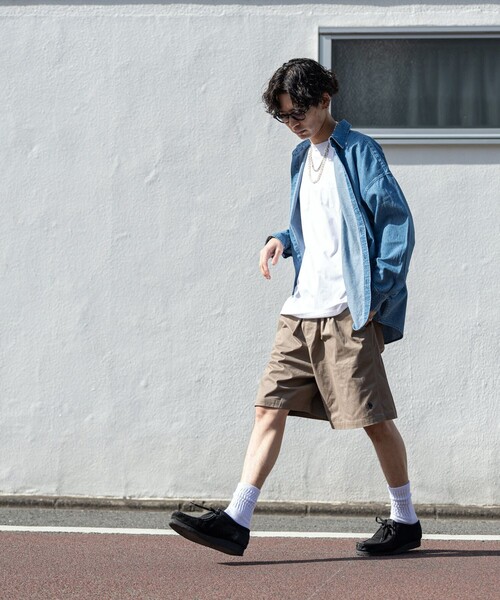 「PUBLUX」 ショートパンツ SMALL ネイビー メンズ_画像4
