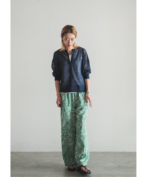 「FIL DE FER」 ニットカーディガン FREE ネイビー レディース_画像9