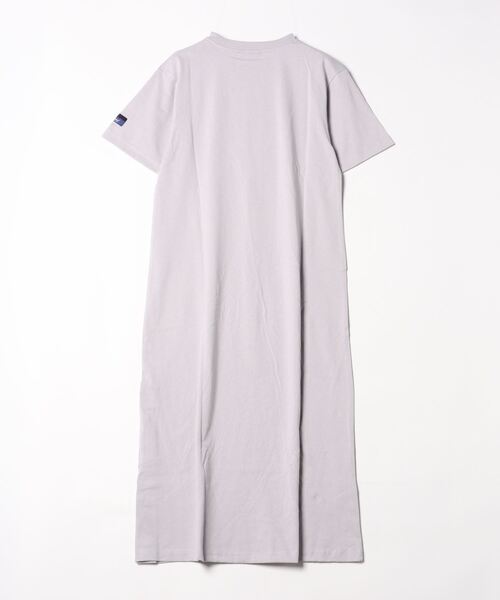 「PENFIELD USA」 Tシャツワンピース L ライトグレー レディース_画像2
