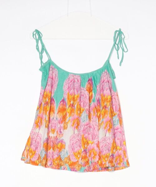 「Miriam Ocariz」 花柄キャミソール 36 ピンク レディース_画像2