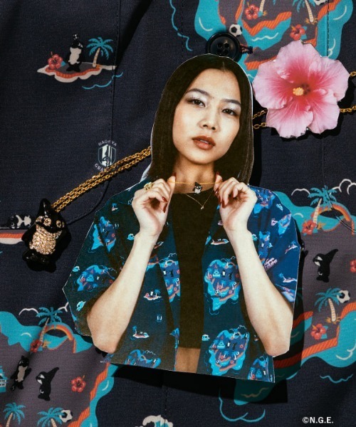 BEAMS JAPAN（ビームス ジャパン） アロハシャツ ブラウス シャツ 半袖