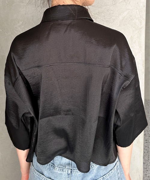 「feepur」 半袖シャツ MEDIUM アイボリー レディース_画像6