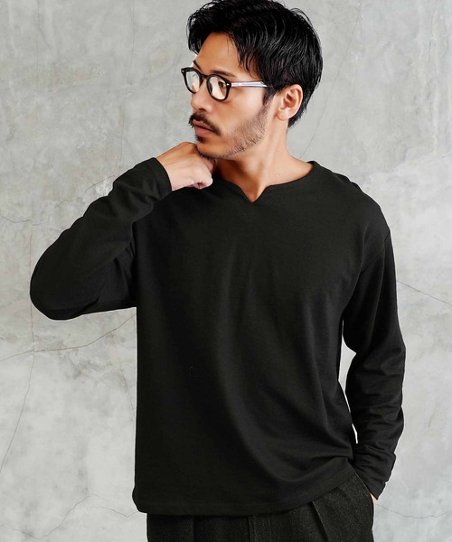 JIGGYS SHOP（ジギーズショップ） ヘンリーネック tシャツ ドライ
