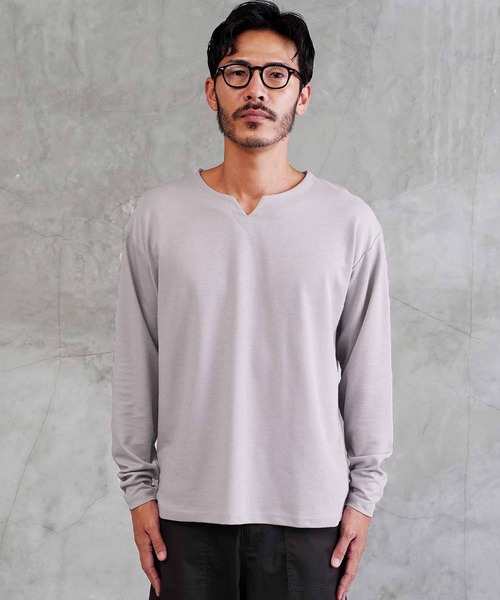 JIGGYS SHOP（ジギーズショップ） ヘンリーネック tシャツ ドライ