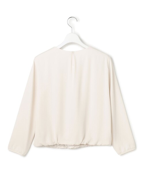 23区（ニジュウサンク） ブラウス シャツ 「洗える」シルキーデシン