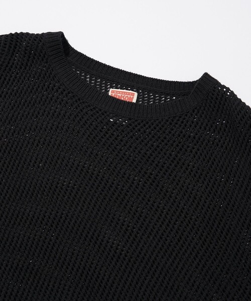 「HINSON」 長袖ニット LARGE ブラック メンズ_画像4