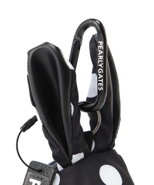 PEARLY GATES パーリーゲイツ ボールポーチ ウサギ ロゴ総柄 ネイビー