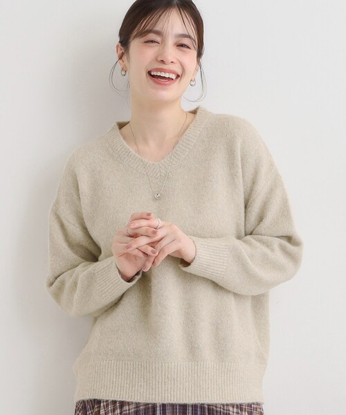 DRESKIP（ドレスキップ） ニット セーター ふわふわVネックニット