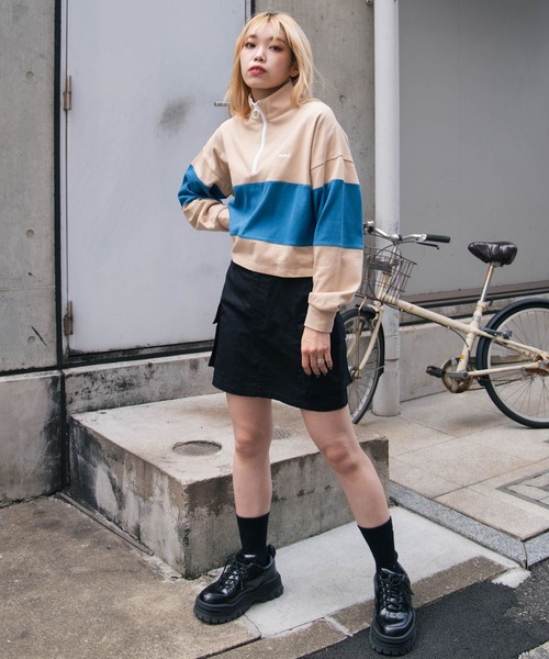 「X-girl」 長袖カットソー S ブラック レディース_画像7