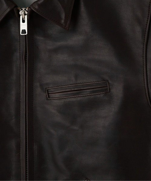 Schott ストライプ レザーライダースジャケット S　革ジャン 楽天市場】羊革 【schott 神戸正規】Schott 70'S SINGLE RIDERS JACKET