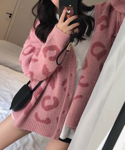 「GEMEDA」 ニットカーディガン M ベージュ レディース_画像3