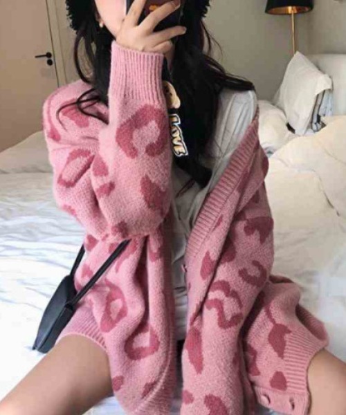 「GEMEDA」 ニットカーディガン M ベージュ レディース_画像6