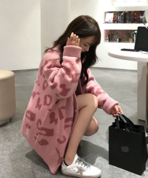 「GEMEDA」 ニットカーディガン M ベージュ レディース_画像8