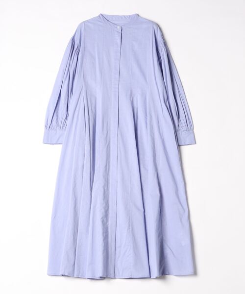 「SHIPS any」 長袖ワンピース ONE SIZE ライトブルー レディース_画像2