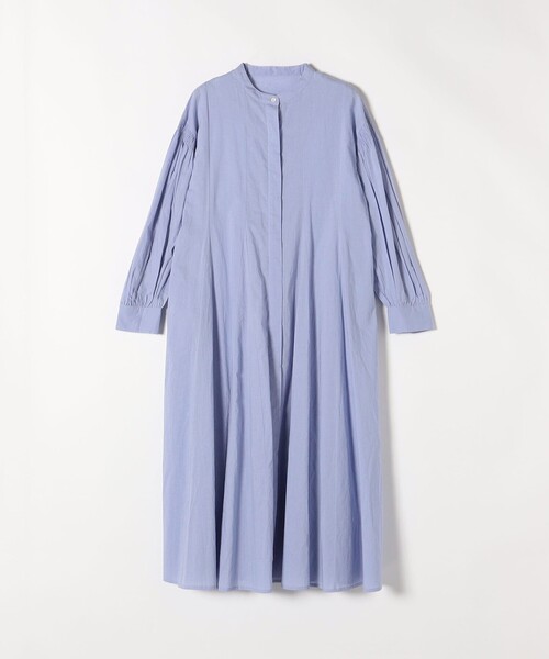 「SHIPS any」 長袖ワンピース ONE SIZE ライトブルー レディース_画像3