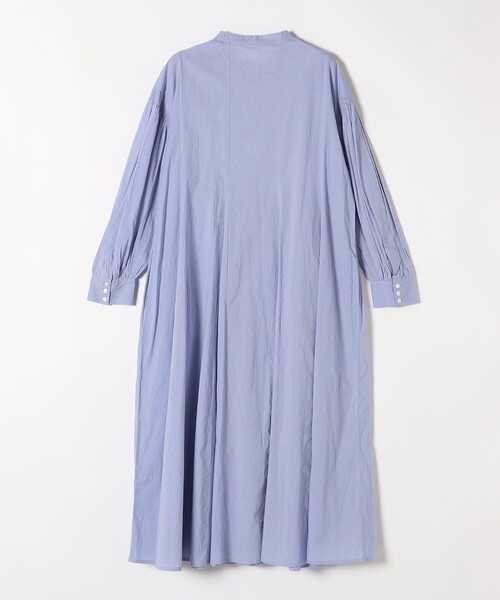 「SHIPS any」 長袖ワンピース ONE SIZE ライトブルー レディース_画像5