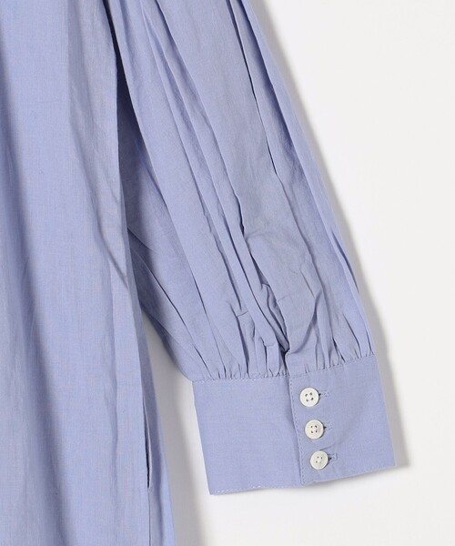 「SHIPS any」 長袖ワンピース ONE SIZE ライトブルー レディース_画像6