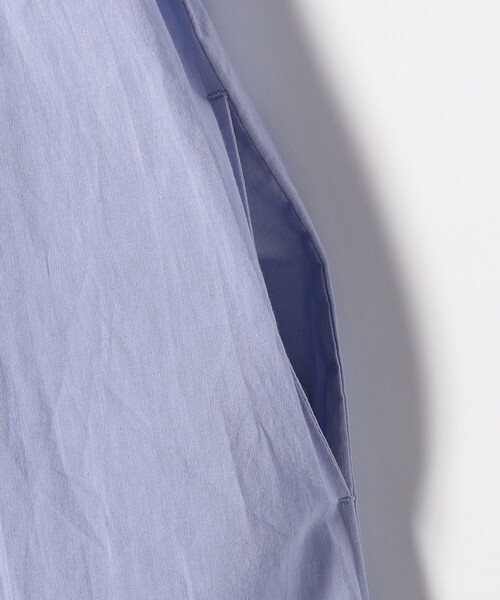 「SHIPS any」 長袖ワンピース ONE SIZE ライトブルー レディース_画像8