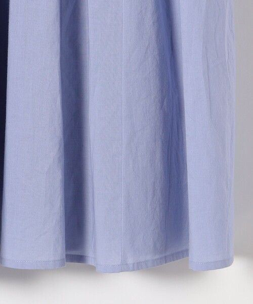 「SHIPS any」 長袖ワンピース ONE SIZE ライトブルー レディース_画像9