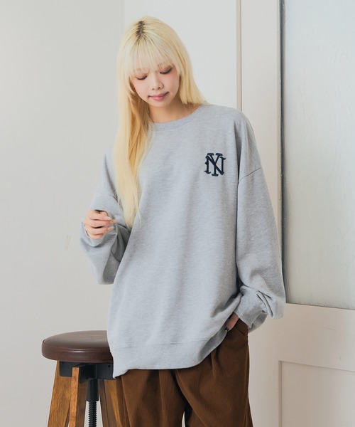 savier トレーナー スウェット 「SAVIER：サビアー」NY ロゴ刺繍