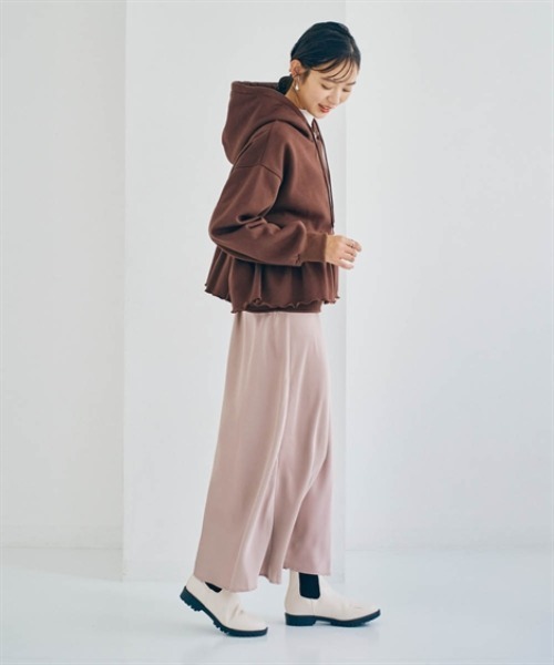 美品☆yori☆ペプラムジップパーカー 美品☆yori☆ペプラムジップパーカー 【公式通販】