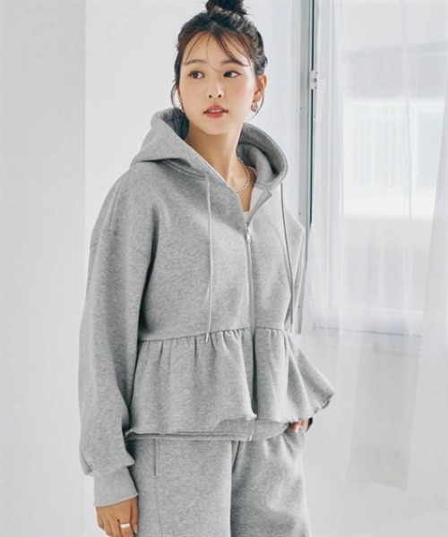 Blamink 裏起毛パーカー　グレー drawer 吊り裏毛　パーカー 吊り裏毛パーカー