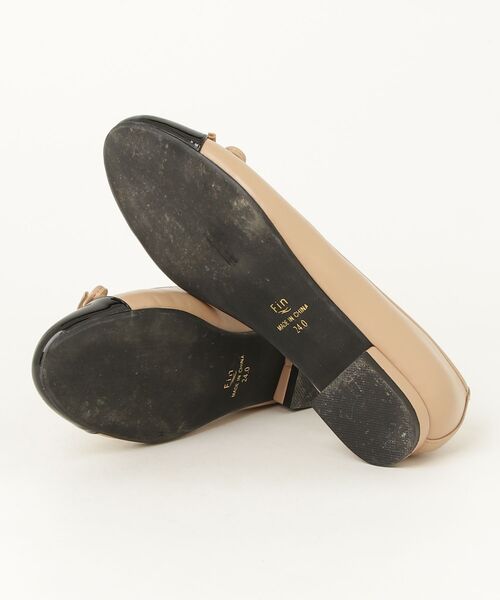 「Fin」 バレエシューズ 24cm ベージュ レディース_画像3