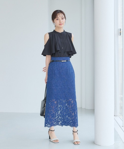 「Andemiu」 タイトスカート SMALL ブルー レディース_画像8