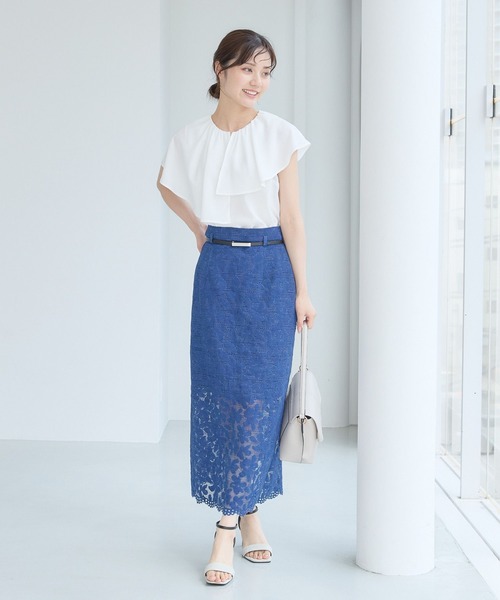 「Andemiu」 タイトスカート SMALL ブルー レディース_画像9