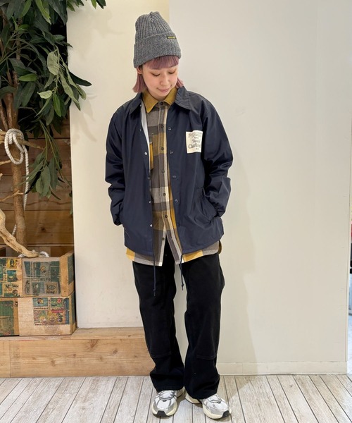 SNOOPY×OLD BETTY'S ブルゾン ジャンバー SNP Nylon Coach Jacket