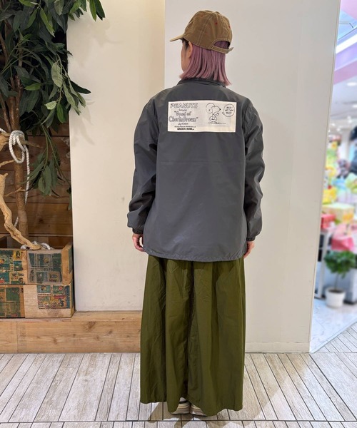 SNOOPY×OLD BETTY'S ブルゾン ジャンバー SNP Nylon Coach Jacket
