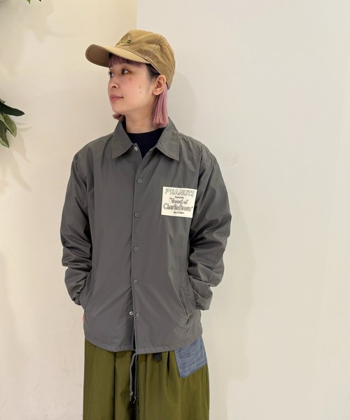SNOOPY×OLD BETTY'S ブルゾン ジャンバー SNP Nylon Coach Jacket