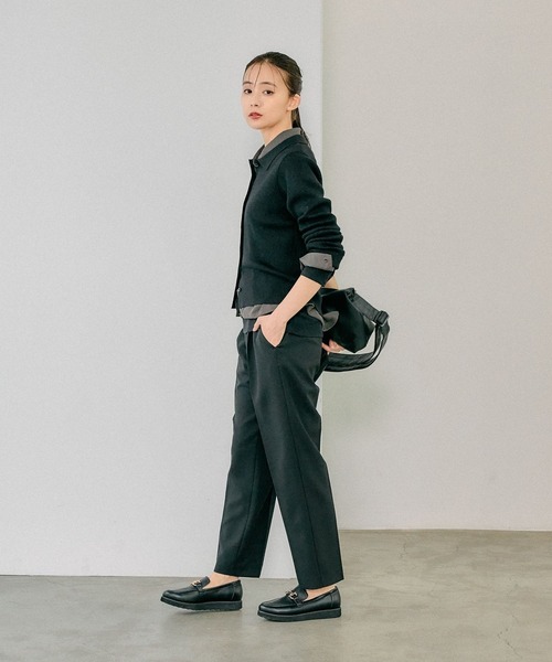 「GLOBAL WORK」 長袖シャツ LARGE グレイッシュベージュ レディース_画像3