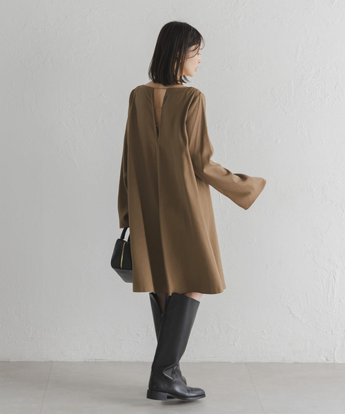 ノーブル（Noble）/バックコンシャスAラインミニワンピース NOBLE（ノーブル） ワンピース バックコンシャスAラインミニワンピース