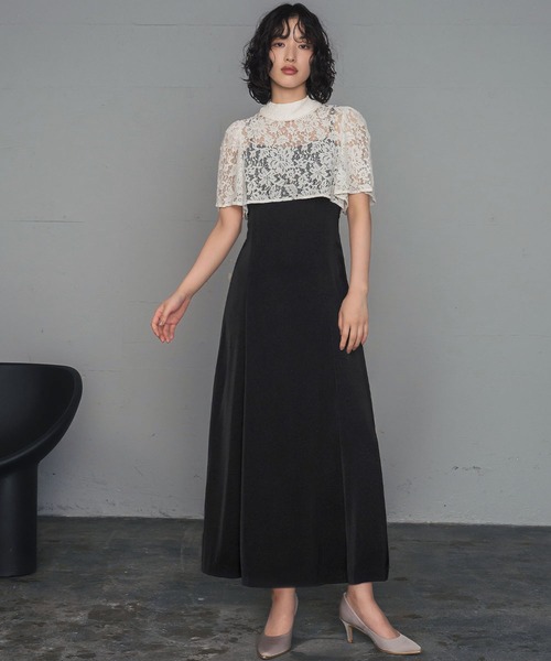 「GIRL」 コンビワンピース 2L ダークアッシュ レディース_画像2