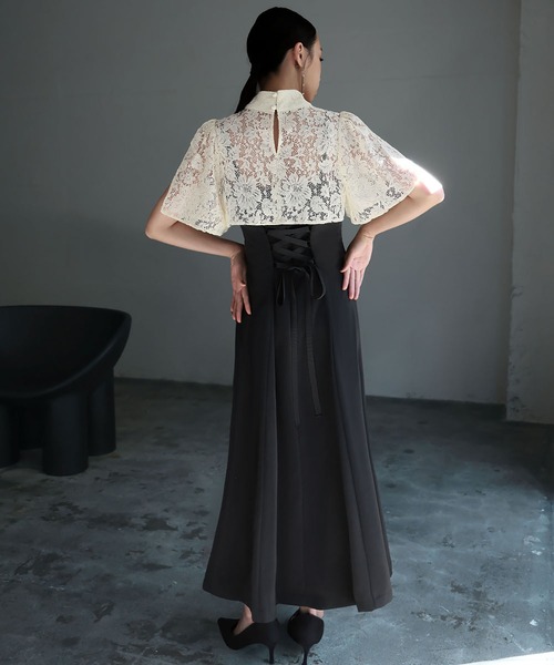 「GIRL」 コンビワンピース 2L ダークアッシュ レディース_画像8