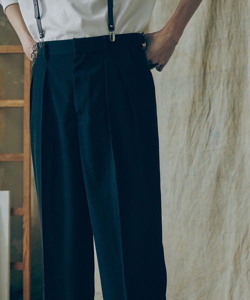 「Bleme」 スラックス X-LARGE ブラウン メンズ_画像7