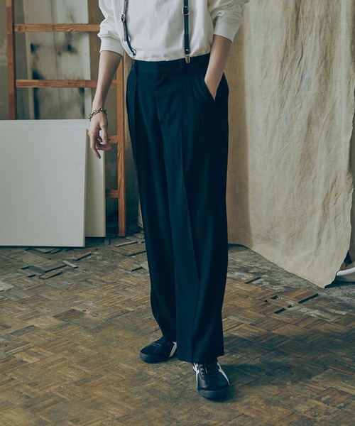 「Bleme」 スラックス X-LARGE ブラウン メンズ_画像8