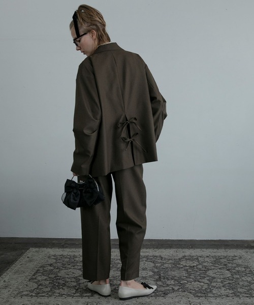 「BONLECILL noir」 セットアップ FREE チャコールグレー レディース_画像2