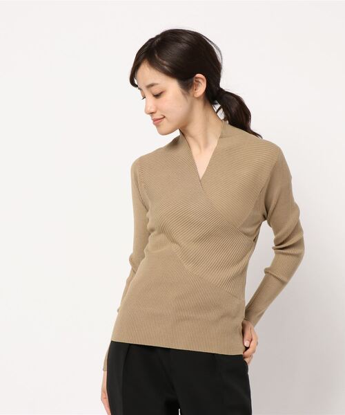 「VERMEIL par iena」 長袖ニット FREE ウッド レディース_画像8