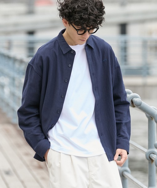 【コンバースconverse 麻シャツ】新品未使用 CONVERSE（コンバース） シャツ 半袖 メンズ 半袖シャツ パナマ織