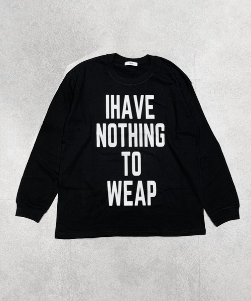 tシャツ 「26年春夏新作」BIGフロントロゴルーズロンT メンズ