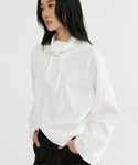 tシャツ リボンカラープルオーバーカットソー ...の詳細画像3
